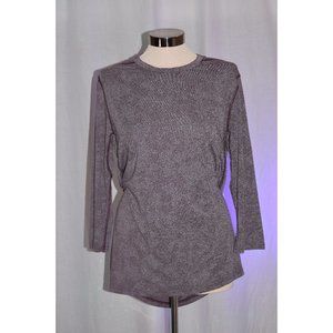 UA Threadborne Purple 3/4 Sleeve Shirt size Large